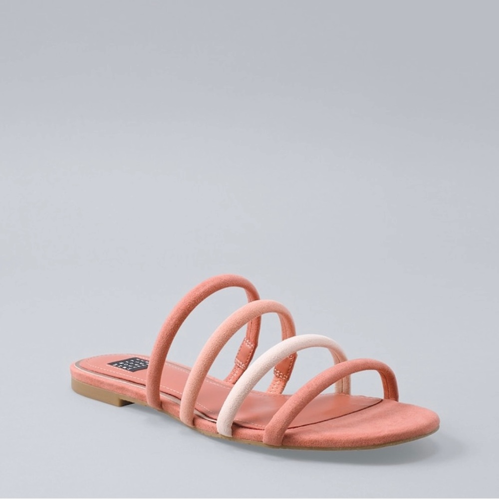 Brand New WHBM Strappy Slides